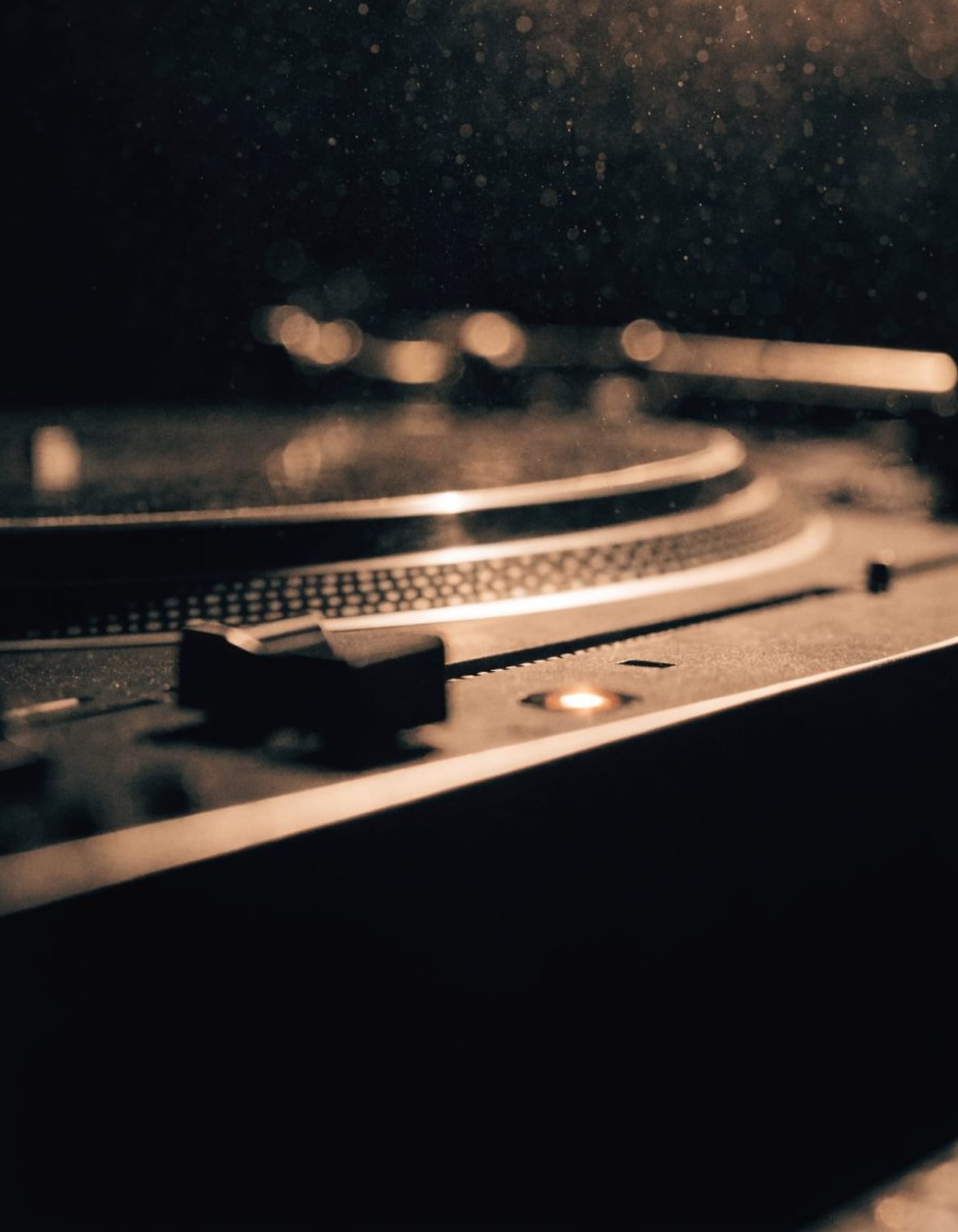 Detal stanowiska DJ